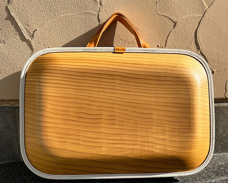 モナッカバッグの経年変化例